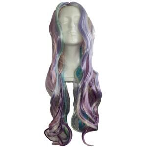 New Rainbow Wig with Unicorn Headband Cosplay, Costume, Halloween
